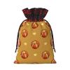 HerYng Buttered Bread Christmas Drawstring Gift Bags - Perfect for Holiday Gifts, Birthdays, Anniversaries - With Writing Function view 2