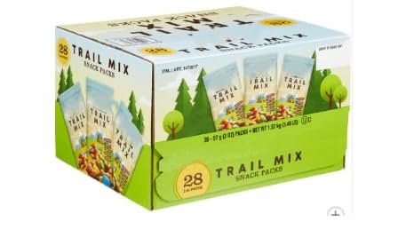 KS Trail Mix Snack Packs, 2 oz, 28-count - TC