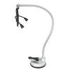 yiMANtrading 360 otation Hair Dryer Holder, Hands Hair Dryer Stand, Bllder with vable Suction Cup, Height and Angle for Sty, view 1