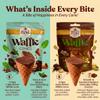 Dolce Calma Mini Waffle Cone Bites, Premium Belgian Chocolate Filled Snack, Dubai Chocolate & Chocolate Mint Variety Pack, 15.9 oz (450g), 6 Resealable Packs, Crispy Gourmet Treat view 4