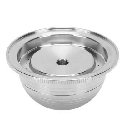 LAISANIM Reusable Coffee Pods with Brush Spoon, Universal Stainless Steel Coffee Capsule for Coffee Makers Machine (230ML)