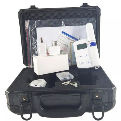 QIUSUO Plant Nutrient Analyzer with Chlorophyll Range 0.099.9SPAD Nitrogen 0.099.9mg/g for Chlorophyll Content Nitrogen Content Leaf Temperature Humidity Test Data Storage Capacity 16GB