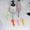 haakaa 360 Silicone Baby Toothbrush 100% Soft Food Grade Silicone, BPA-Free, Suction Base, Safe for Babies 6 Months+, Gentle Gum and Teeth Cleaning for Infants, Gum Massager (Lilac) view 2