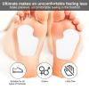 12pcs Foot Pads, Thick Felt Metatarsal Ball of Foot Cushion Adhesive Forefoot Cushion Pads for Party Support High Heels All Shoes Women Men (White) view 3