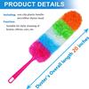 2 Pack Microfiber Feather Duster for Cleaning, with Extendable Pole, Hand Washable Dusters, Cleaning Tools for Office, Car, Window, Furniture view 2