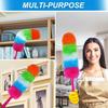 2 Pack Microfiber Feather Duster for Cleaning, with Extendable Pole, Hand Washable Dusters, Cleaning Tools for Office, Car, Window, Furniture view 4