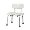 Shower Stool Shower Seat Shower Stool,Elderly Bath Chair with Detachable Backrest,Pregnant Women Anti-Slip Bath Stool,8 Height Adjustable view 1