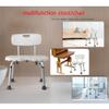 Shower Stool Shower Seat Shower Stool,Elderly Bath Chair with Detachable Backrest,Pregnant Women Anti-Slip Bath Stool,8 Height Adjustable view 3