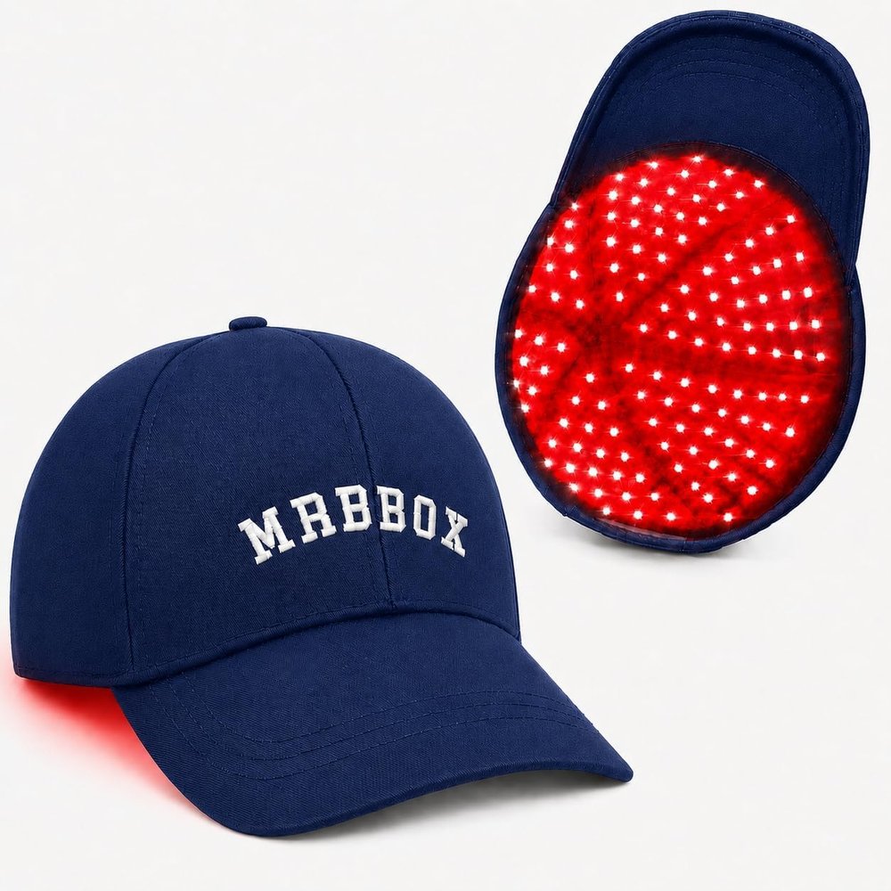 Red Light Therapy for Hair Growth,528 Total Light Emitters,Full-Scalp Coverage,660nm Red Light + NIR, At-Home Scalp Care,Red Light Hair Growth Cap (LP-RJVGRW-BLK)