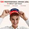 Red Light Therapy for Hair Growth,528 Total Light Emitters,Full-Scalp Coverage,660nm Red Light + NIR, At-Home Scalp Care,Red Light Hair Growth Cap (LP-RJVGRW-BLK) view 2