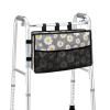 LedBack Daisy Gray Walker Bag Multi Pockets Organizer Pouch Walker Accessories Portable Large Capacity Storage Bag for Folding, Rolling Walkers view 2