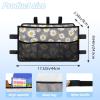 LedBack Daisy Gray Walker Bag Multi Pockets Organizer Pouch Walker Accessories Portable Large Capacity Storage Bag for Folding, Rolling Walkers view 4