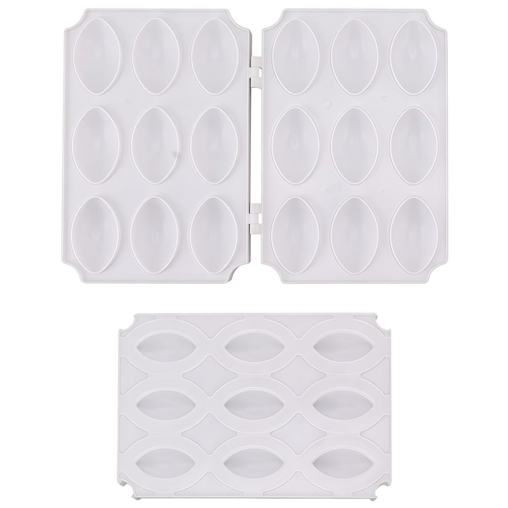 Tressify Middle Eastern Ideal Cuisine Meatball 9-Slot Maker Tool Easy Diy Fast Mold Clean