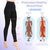 20-30 mmHg Graduated Compression Pantyhose for Women, Footless High Waist Support Compression Tights & Leggings for Swelling Relief, Circulation Boost & Travel Comfort, Black, X-Large view 3