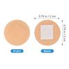 UKCOCO 100Pcs PE Bandages Quick Absorbing Round Adhesive Finger Cover Flexible First Aid Wound Care for Fingertips and Joints view 2