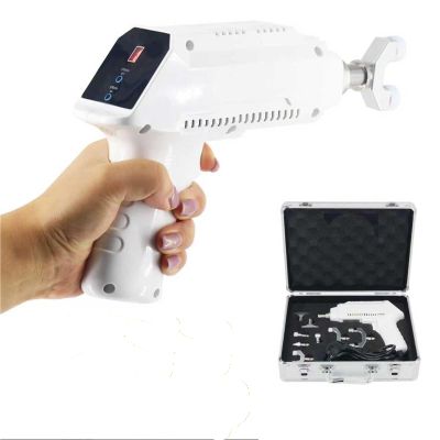 Spine Correction Gun, Electric Chiropractic Massager, Activator Chiropractic Corrector Adjusting Tool, 6 Adjustable Gears, 8 Interchangeable Gun Heads, for Adjust Vertebration(White,600N)
