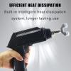 Spine Correction Gun, Electric Chiropractic Massager, Activator Chiropractic Corrector Adjusting Tool, 6 Adjustable Gears, 8 Interchangeable Gun Heads, for Adjust Vertebration(White,600N) view 3