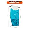 EUQKKWLOY Wheelchair Blanket, Wheelchair Zip Blanket Fleece Lined Lower Body Cover Thicken Warm Fleece Wrap Accessories for The Aged Patient Blue Size view 2