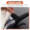 EUQKKWLOY Wheelchair Blanket, Wheelchair Zip Blanket Fleece Lined Lower Body Cover Thicken Warm Fleece Wrap Accessories for The Aged Patient Blue Size view 4