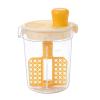 LEIQI Graduated Cup for Mixing Drink and Eggs Liquid Precise Measurement Mug Kitchen Protein Powder Mixer with Filter Plate view 1