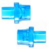 200 PCS CPR One Way Valves for Training Mask, Blue CPR Training Valves Fit Most Masks, Individually Wrapped (Blue) view 3