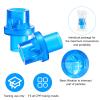 200 PCS CPR One Way Valves for Training Mask, Blue CPR Training Valves Fit Most Masks, Individually Wrapped (Blue) view 4
