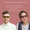 2 Pack Indoor FL-41 Pink & Outdoor Fluorescent-60 Brown Tinted Migraine Light Sensitivity Glasses for Photophobia, Fluorescent LED Glare and Computer, Two Pairs Blue Light Blocking Eyeglasses view 4