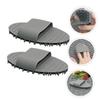 LALADEFIEE 2pcs Silicone Kitchen Cleaning Brushes Grey Soft Dish Scrub Brush for Pots Pans Vegetables Multi-Functional Kitchen Tool for Efficient Dishwashing and Stove Top Cleaning view 2