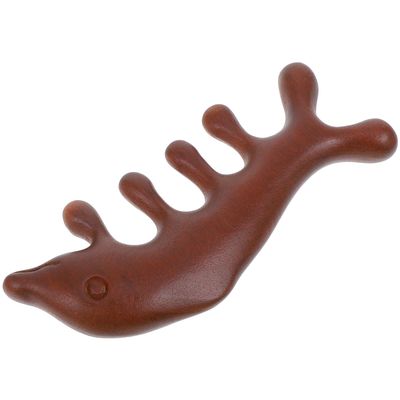 BIUDECO Sandalwood Scalp Massage Comb Wooden Dolphin Shape Head Neck Back Massager Travel-Friendly Hair Brush for Women Men Multifunctional Meridian Relaxation Tool