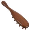 CATIEBYE Wooden Scalp Massage Comb with Wide Teeth Sandalwood Material Comfortable Handle Multipurpose Hair and Facial Massager for Relaxation and Detangling at Home view 1