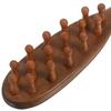 CATIEBYE Wooden Scalp Massage Comb with Wide Teeth Sandalwood Material Comfortable Handle Multipurpose Hair and Facial Massager for Relaxation and Detangling at Home view 3