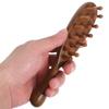 CATIEBYE Wooden Scalp Massage Comb with Wide Teeth Sandalwood Material Comfortable Handle Multipurpose Hair and Facial Massager for Relaxation and Detangling at Home view 4