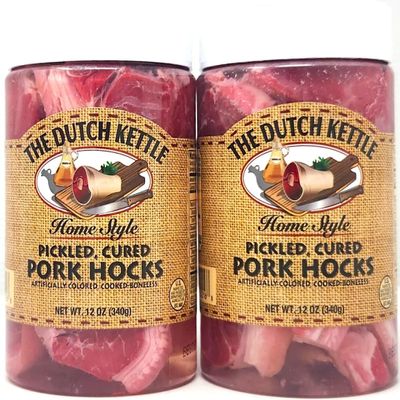 2 Pack of Dutch Kettle Pickled Meats (8oz, Pickled Cured Pork Hocks)