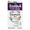 ZzzQuil Pure Zzzs Complete Sleep, Melatonin 10mg, L-Theanine, GABA, with Ashwagandha, and Magnesium, Melatonin Sleep Aid, 60 Count view 1