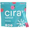 Cira Hydration Electrolytes Packets - Electrolyte Powder Naturally Flavoured & Sweetened w Stevia, On-the-Go Hydration Packets w Himalayan Salt, Magnesium, Potassium - Raspberry Hibiscus, 20 Servings view 1
