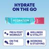 Cira Hydration Electrolytes Packets - Electrolyte Powder Naturally Flavoured & Sweetened w Stevia, On-the-Go Hydration Packets w Himalayan Salt, Magnesium, Potassium - Raspberry Hibiscus, 20 Servings view 2