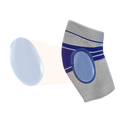 Toyvian Compression Elbow Brace for Men Women Breathable Sports Arm Guard Sleeve with Padded Support Elastic Fitness Wrap for Basketball Volleyball Weightlifting and Joint Relief Grey