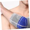 Toyvian Compression Elbow Brace for Men Women Breathable Sports Arm Guard Sleeve with Padded Support Elastic Fitness Wrap for Basketball Volleyball Weightlifting and Joint Relief Grey view 2