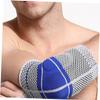 Toyvian Compression Elbow Brace for Men Women Breathable Sports Arm Guard Sleeve with Padded Support Elastic Fitness Wrap for Basketball Volleyball Weightlifting and Joint Relief Grey view 4