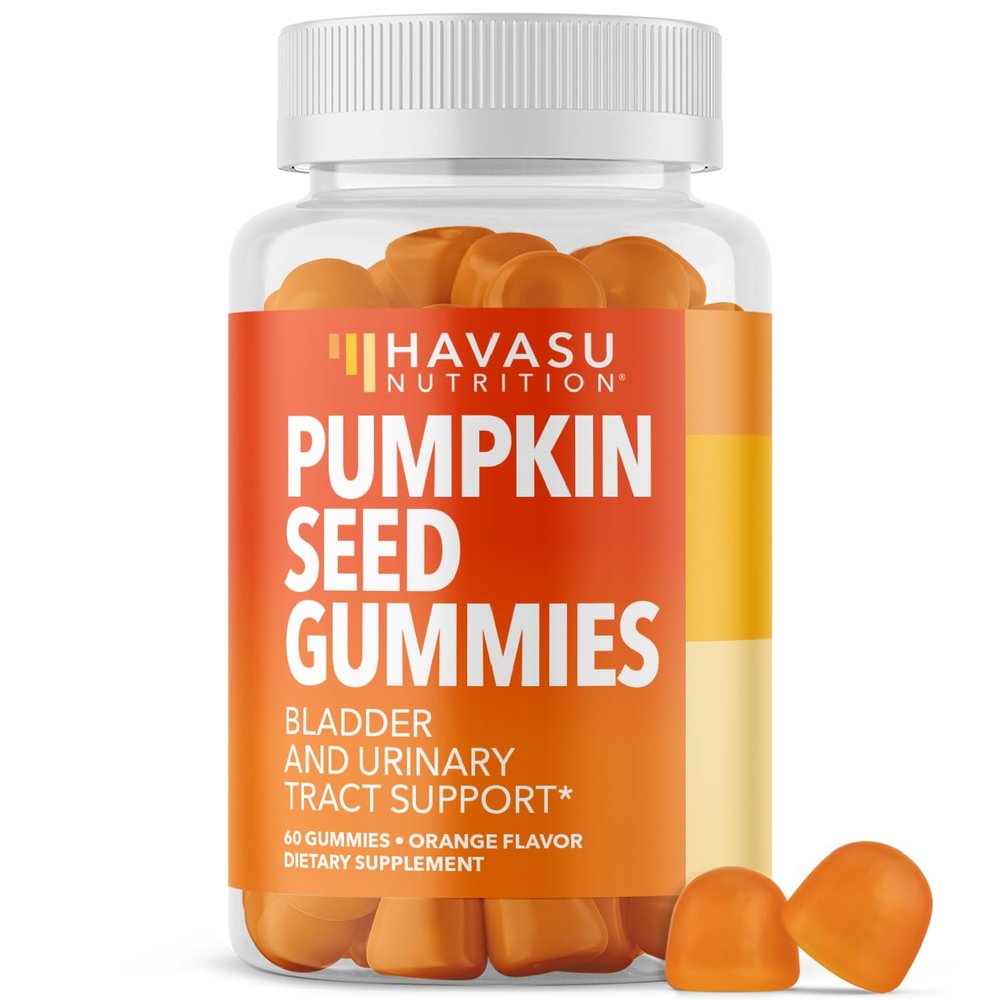 Pumpkin Seed Oil Gummies for Bladder and Urinary Tract Support, 30 Servings
