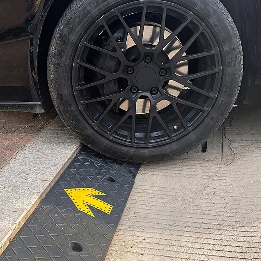 GSKDZG Portable Curb Ramp Non-Slip Threshold Ramp Heavy Duty Car Driveway Ramps with Bolts Loading Ramps Rise 4cm 5cm 6cm 7cm 8cm 9cm 10cm 11cm 12cm 13cm 14cm 15cm 16cm 17cm 18cm(100x35x14cm)