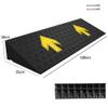 GSKDZG Portable Curb Ramp Non-Slip Threshold Ramp Heavy Duty Car Driveway Ramps with Bolts Loading Ramps Rise 4cm 5cm 6cm 7cm 8cm 9cm 10cm 11cm 12cm 13cm 14cm 15cm 16cm 17cm 18cm(100x35x14cm) view 2