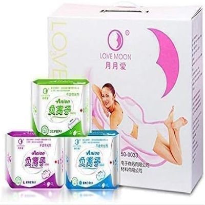 19 Packs Anion Love Moon Sanitary Pads Anion Panty Liner Feminine Hygiene Product Anion Sanitary Napkin Panties Women Gaskets