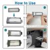 5pcs Reusable Pollen Filter and Disposable Ultra-Fine Filters for Philips Respironics Dreamstation 2 CPAP view 2