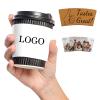 10-1000PCS Custom Coffee Cup Sleeves Custom Business Logo Disposable Cup Sleeves Personalized Paper Coffee Sleeve for Events Gift Wedding Party Anniversary Engagement 20PCS view 1
