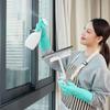 Ipetboom Ergonomic Bathroom Window Squeegee with Sponge Cleaner Double-Sided Glass Wiper for Shower Doors Mirrors Home Glass Easy Water Stain Removal Tool view 4