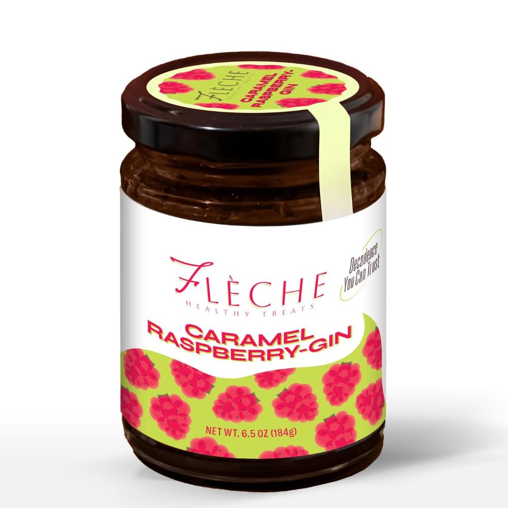 Flche Raspberry Spread, Vegan Plant-Based, Refined Sugar-Free, Gluten-Free, 6.5 oz (One Jar, 6.5, Fl Oz)