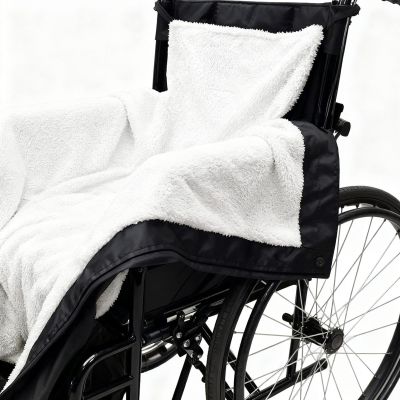 Wheelchair Leg Blanket - Fleece Lined Cover, Windproof Waterproof Extra Thick Knee Blanket, Warm Blankets For Adults | Ideal For Women, Men, Seniors, Elderly, Father, Mother, Grandfather