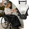 Wheelchair Leg Blanket - Fleece Lined Cover, Windproof Waterproof Extra Thick Knee Blanket, Warm Blankets For Adults | Ideal For Women, Men, Seniors, Elderly, Father, Mother, Grandfather view 3