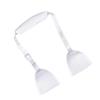 GALPADA White Mesh Arm Sling Shoulder Immobilizer for Broken Fractured Arm Reversible Elbow Support with Adjustable Strap and Thickened Pad Breathable Forearm Pouch for Men Women view 1